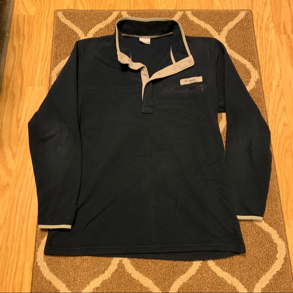 Columbia Harborsider Navy Fleece Pullover - XL - Picture 7 of 7